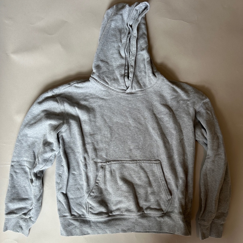 Quince heavyweight cotton fleece hoodie size L